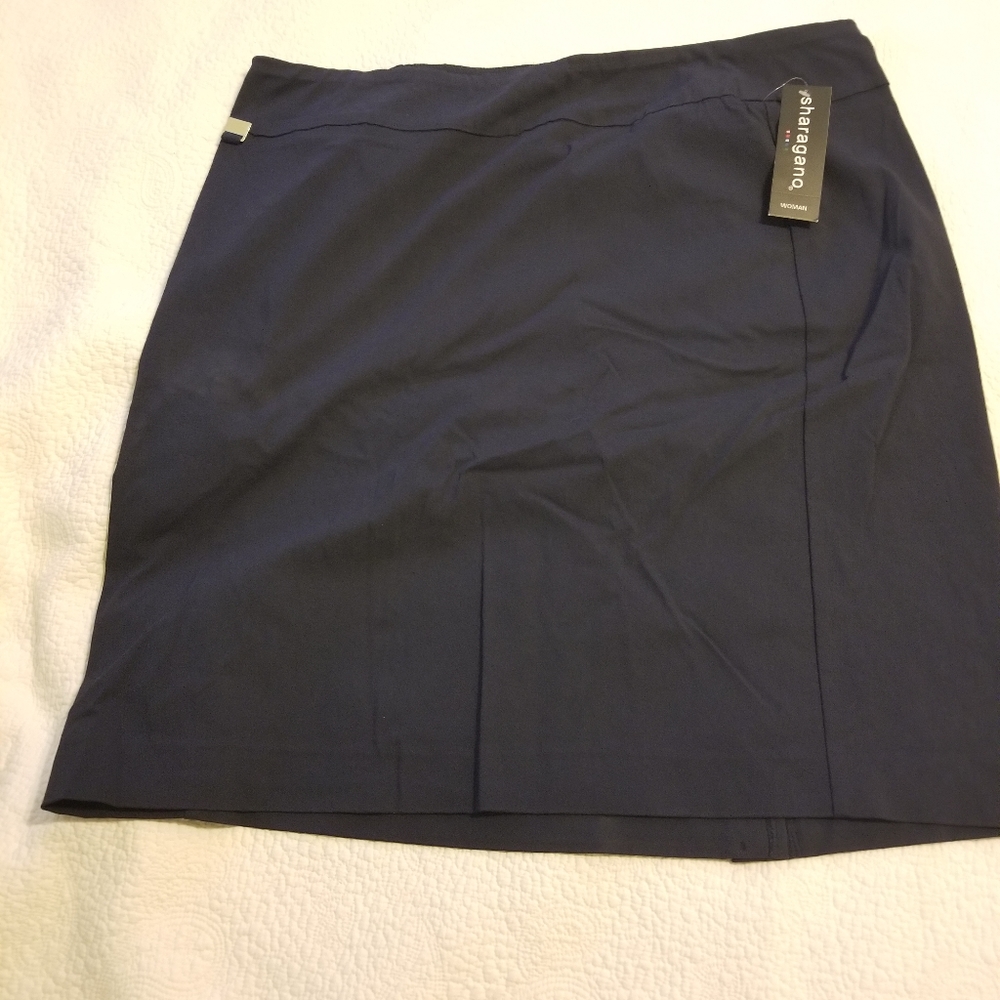 Navy blue 18w Sharagano skirt